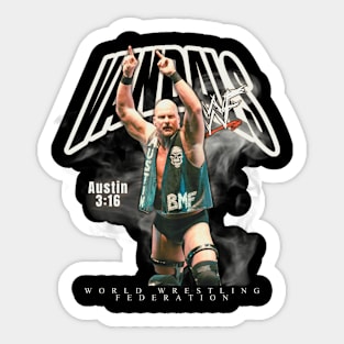 Steve Austin 3:16 Sticker